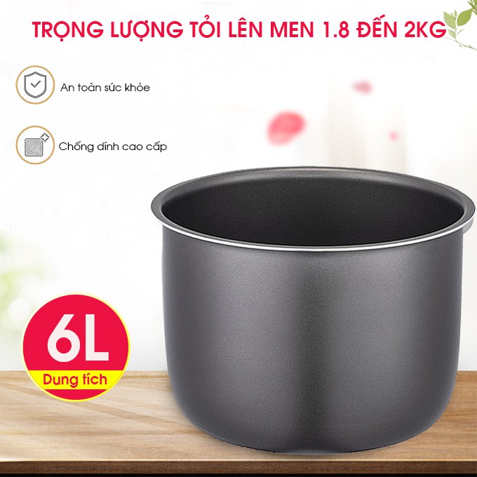 Máy làm tỏi đen Nhật Bản Fuki 6L FK-911 dòng tuỳ chỉnh (Vàng Gold)